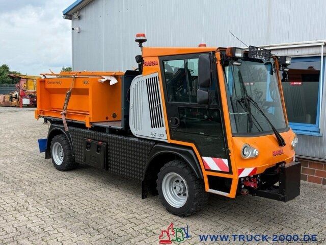 Hátíð loftrými sendibíll Multicar Hansa AZP 1003L Winter + Streuer + Schild