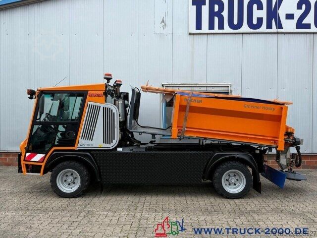 Hátíð loftrými sendibíll Multicar Hansa AZP 1003L Winter + Streuer + Schild