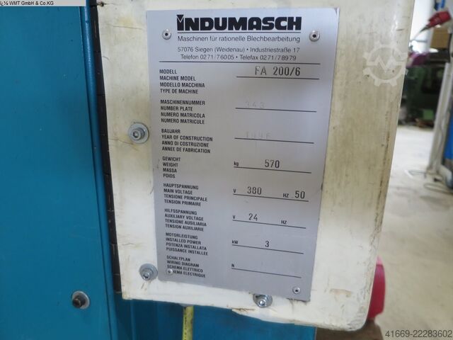 Notching Machine INDUMASCH VA 200/6