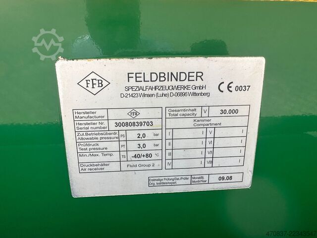Camião cisterna DAF XF 510 6x2-4 / 4 x Kammer /Silo/Heilting 30.000L