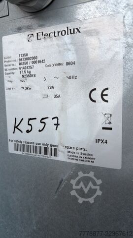 Industriālā veļas žāvēšanas mašīna Electrolux T4350 (Type: N2350ES)