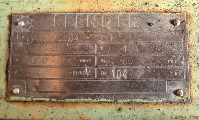 Aufsteck-Kegelstirnradgetriebe 3-stufig Flender KZA 360