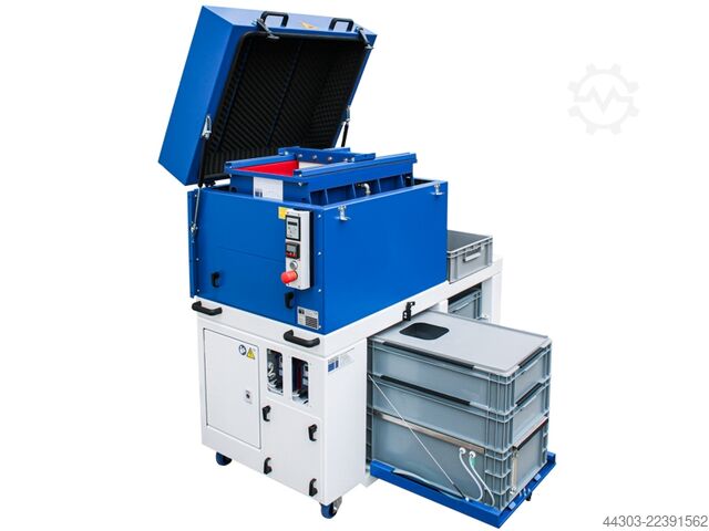Gleitschleifanlage Eurotec TV25M Trogvibrator