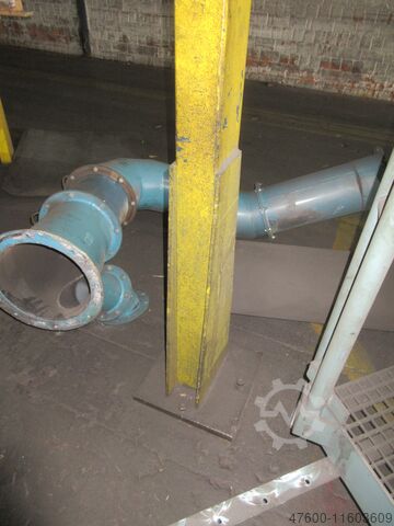 Kranhimmel Kran Hallenkran Kranbahn Stahl KT2000 Portalkran Stützen Stahlbau Maße 5,2 x 3,5m NL 250Kg Stahl Kettenzug