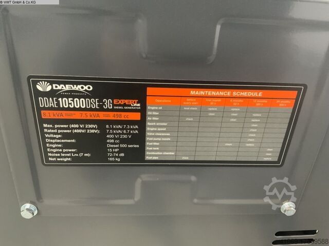 Generatore DAEWOO DDAE10500DSE-3G