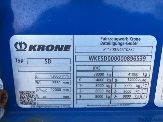Auflieger Krone Profi Liner Standard