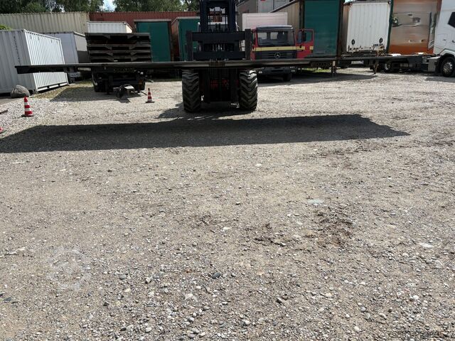 Intercambiar cuerpo abierto x Verzinkte Baustoff Plattform 7,82m