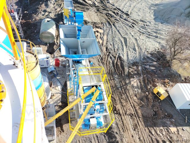Mobil betongblandningsanläggning PROMAX Mobile Concrete Batching Plant M100-TWN (100m3/h)