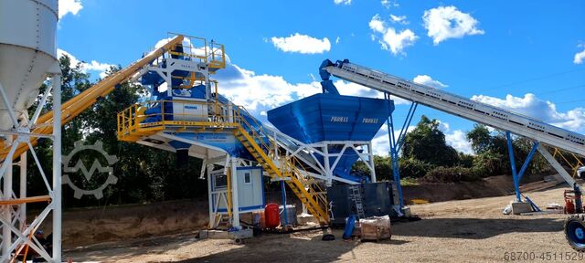 Mobil betongblandningsanläggning PROMAX Mobile Concrete Batching Plant M100-TWN (100m3/h)