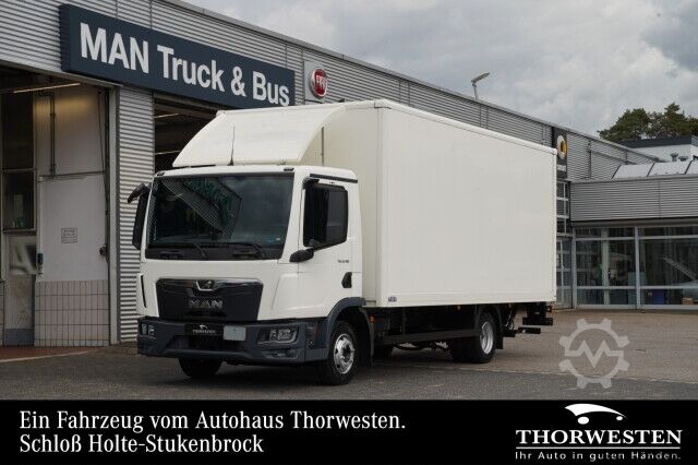 Фургон (грузовой автомобиль) MAN TGL 8.190 Koffer LBW Automatik Anhängerkupplung