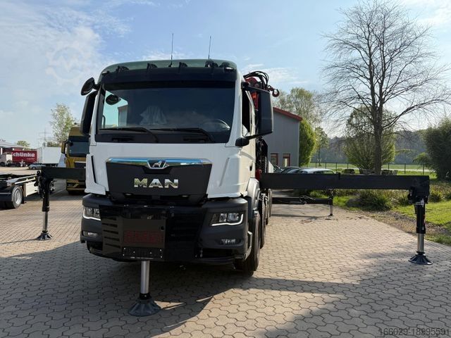 Autokran MAN 35.520 8x4 Kran Fassi F800, OHNE ABSTÜTZÜBERWACH