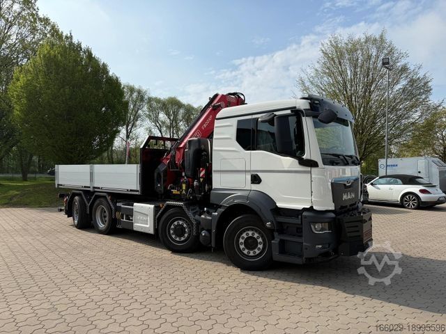 Lastebilmontert kran MAN 35.520 8x4 Kran Fassi F800, OHNE ABSTÜTZÜBERWACH