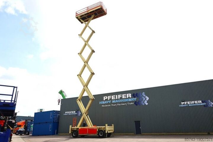 Saksinostin JLG 260-25 Diesel, 4x4 Drive, 9.80m Hydraulic Deck Ext