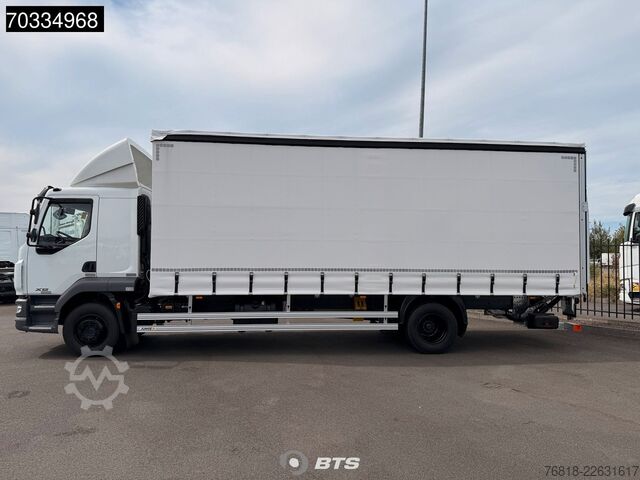 Tentiga platvormveok DAF XB 260 4X2 FA VDC 16t - Junge Curtainsider + 150
