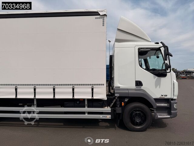 Tentiga platvormveok DAF XB 260 4X2 FA VDC 16t - Junge Curtainsider + 150