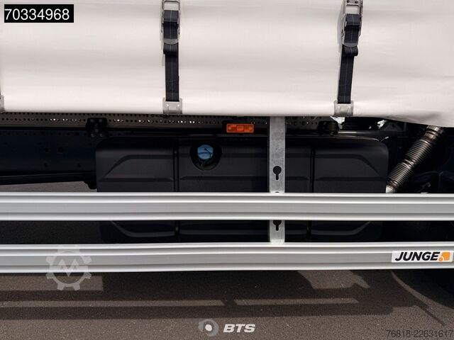 Tentiga platvormveok DAF XB 260 4X2 FA VDC 16t - Junge Curtainsider + 150