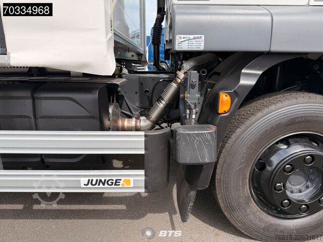Tentiga platvormveok DAF XB 260 4X2 FA VDC 16t - Junge Curtainsider + 150