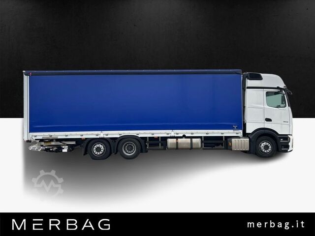 Ladbil med presenning Mercedes-Benz ACTROS