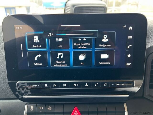 Ladbil med presenning Mercedes-Benz ACTROS