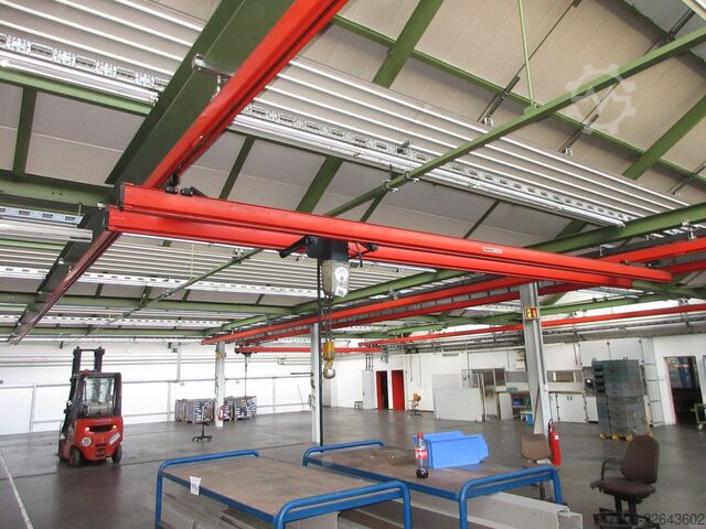 Portaalkraana, sildkraana, hallikraana, kraana Demag Kranhimmel KBK 1000KG Kran KBK 2 II KBK2 11x7m 500Kg PK Kettenzug