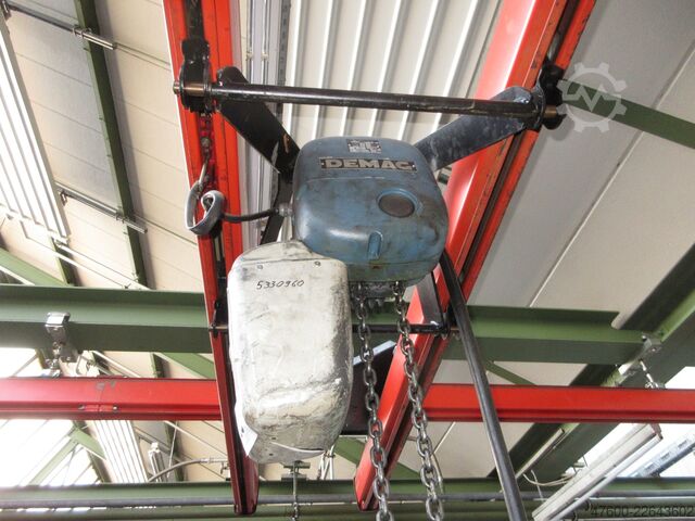 Portaalkraana, sildkraana, hallikraana, kraana Demag Kranhimmel KBK 1000KG Kran KBK 2 II KBK2 11x7m 500Kg PK Kettenzug