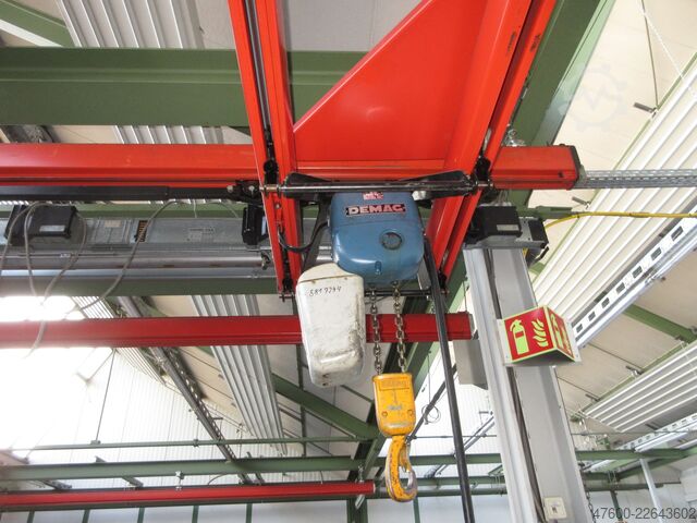 Portaalkraana, sildkraana, hallikraana, kraana Demag Kranhimmel KBK 1000KG Kran KBK 2 II KBK2 11x7m 500Kg PK Kettenzug