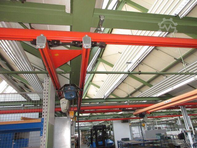 Portaalkraana, sildkraana, hallikraana, kraana Demag Kranhimmel KBK 1000KG Kran KBK 2 II KBK2 11x7m 500Kg PK Kettenzug