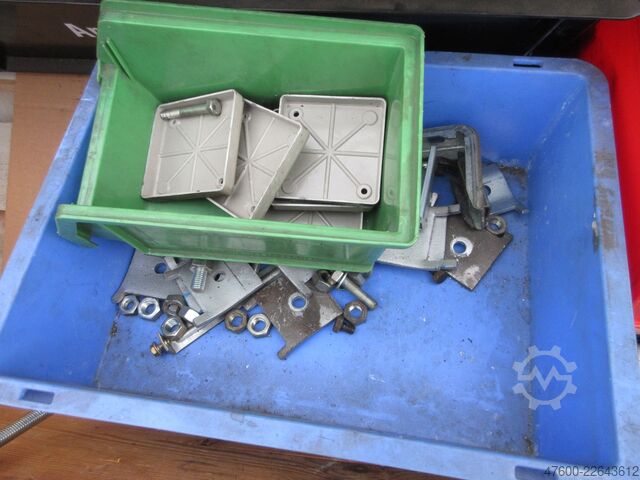 Dẫn điện 40A cầu trục 4+5 cực Gluma Stromschiene Kran Hallenkran Metall Schiene Stromband + Zubehör