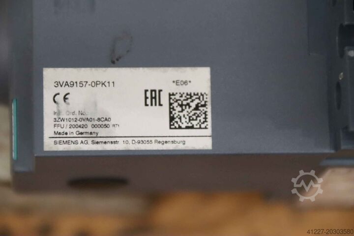 Strāvas slēdzis Siemens 3VA1180-4EE36-OAAO