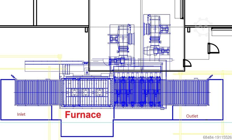 Horno de templado de vidrio Glaston-Tamglass HTF ProE 2136-CTS-20-L