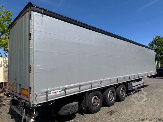 Open semitrailer with tarp SCHMITZ CARGOBULL SCS 24 L, Reifen 95%