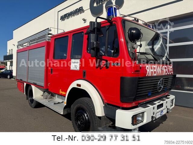 Vakuumtankbil MERCEDES-BENZ SK 1224 AF  TLF 16/25 4x4Tank 2400l orig.18tkm