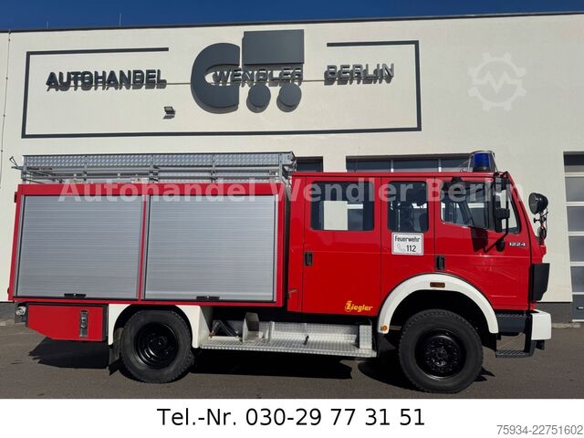 Vakuumtankbil MERCEDES-BENZ SK 1224 AF  TLF 16/25 4x4Tank 2400l orig.18tkm