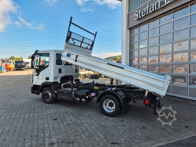 Three-sided tipper truck IVECO Eurocargo ML80E21 Meiller 2x AHK 3 Sitze