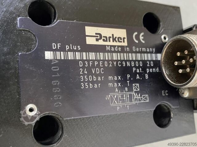Valvola idraulica, valvola servoidraulica, valvola proporzionale, valvola servoidraulica PARKER DFpl Parker Hannifin D3FPE02YC9NB00 20