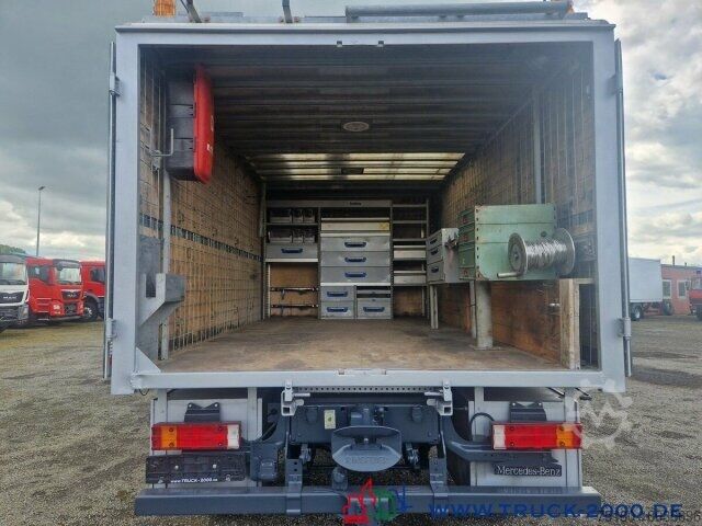 Kastes kravas automašīna Mercedes-Benz Atego 824 4x4 Ideal Werkstatt-Wohn-Expeditionsmobil