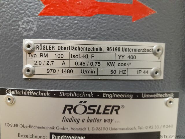 Gleitschleifanlage Rösler RT250