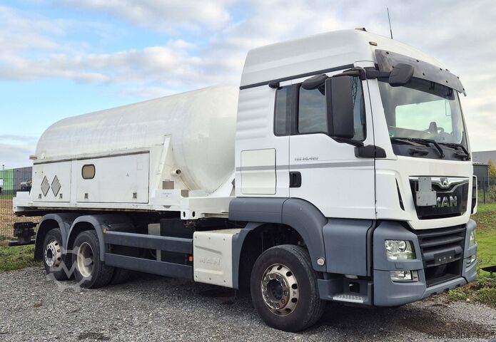 Kamion cisternë gazi kriogjenik MAN Gas truck for oxygen nitrogen, argon