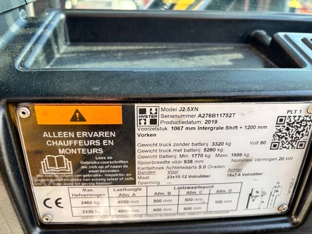 叉车 Hyster J2.5 XN 2500 kg E- heftruck