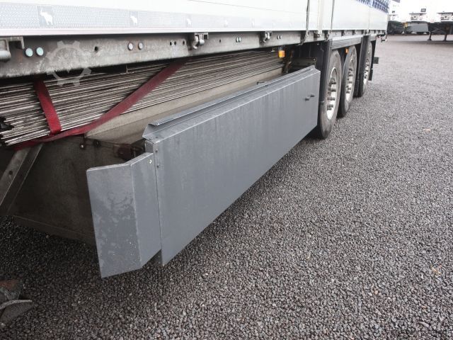 Åben sættevogn med presenning Schmitz Cargobull SCS 24/L-13.62 EB Bordwandsider Staplerhalterung