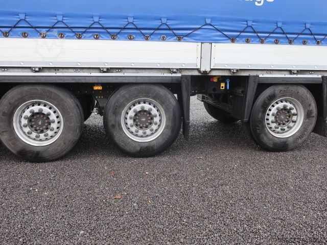 Rơ moóc bán mở với bạt phủ Schmitz Cargobull SCS 24/L-13.62 EB Bordwandsider Staplerhalterung