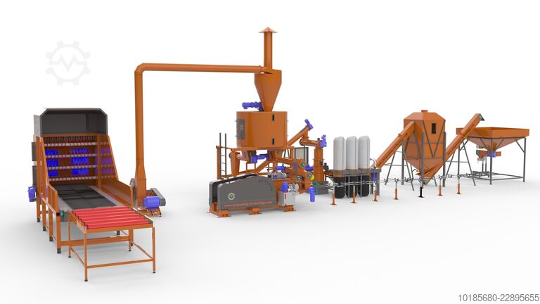 Productielijn voor pallets en briketten Briquetting Technology BriqTech PellTech