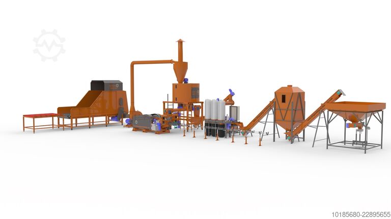 Productielijn voor pallets en briketten Briquetting Technology BriqTech PellTech