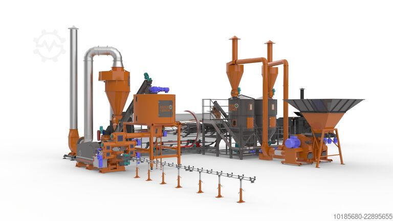 Productielijn voor pallets en briketten Briquetting Technology BriqTech PellTech