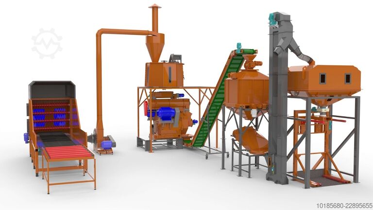 Productielijn voor pallets en briketten Briquetting Technology BriqTech PellTech
