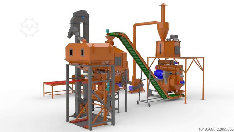 Productielijn voor pallets en briketten Briquetting Technology BriqTech PellTech