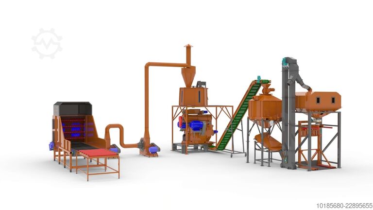 Productielijn voor pallets en briketten Briquetting Technology BriqTech PellTech