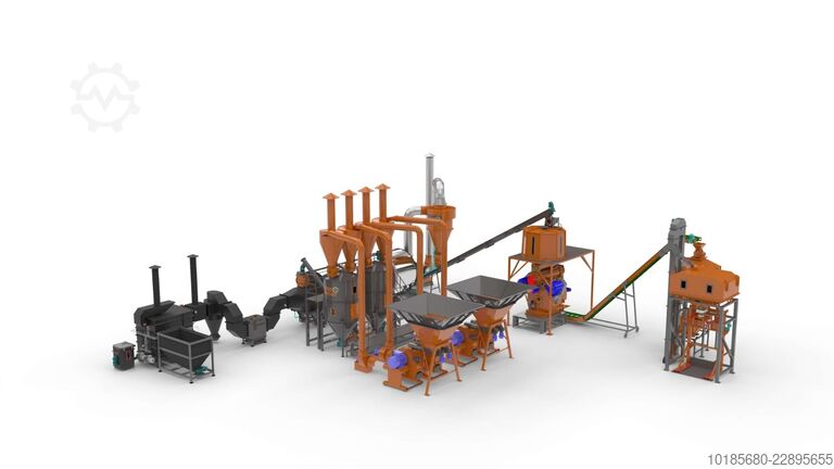 Productielijn voor pallets en briketten Briquetting Technology BriqTech PellTech