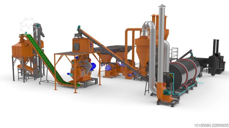 Productielijn voor pallets en briketten Briquetting Technology BriqTech PellTech