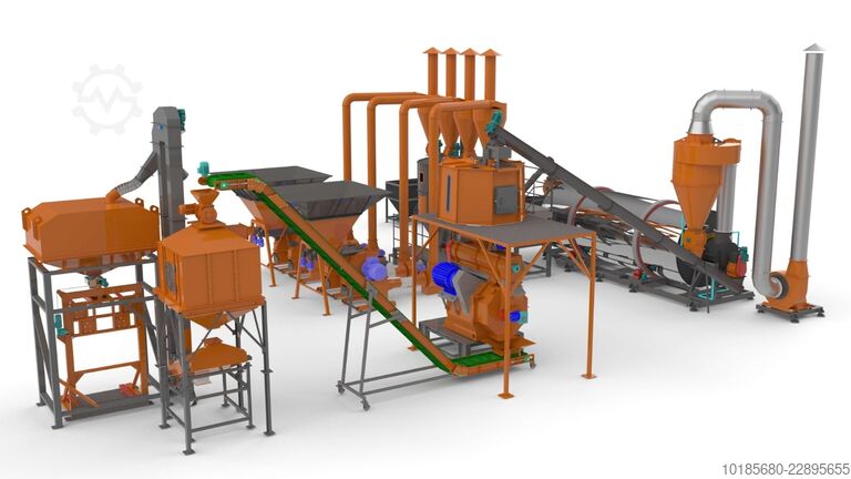 Productielijn voor pallets en briketten Briquetting Technology BriqTech PellTech